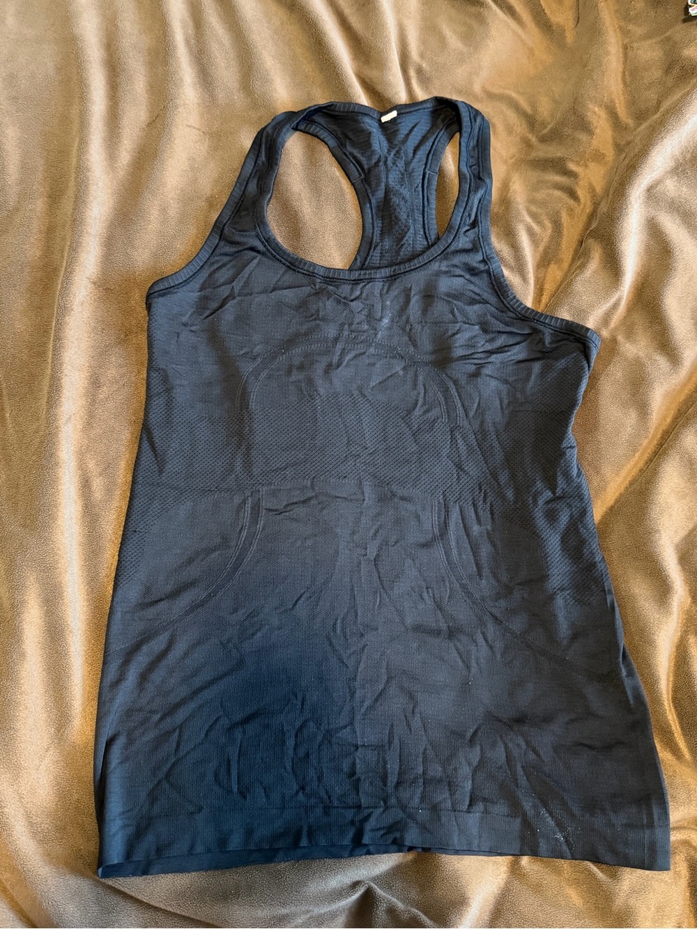 Lululemon Black Swiftly Tech Racerback Seamless Athletic Tank